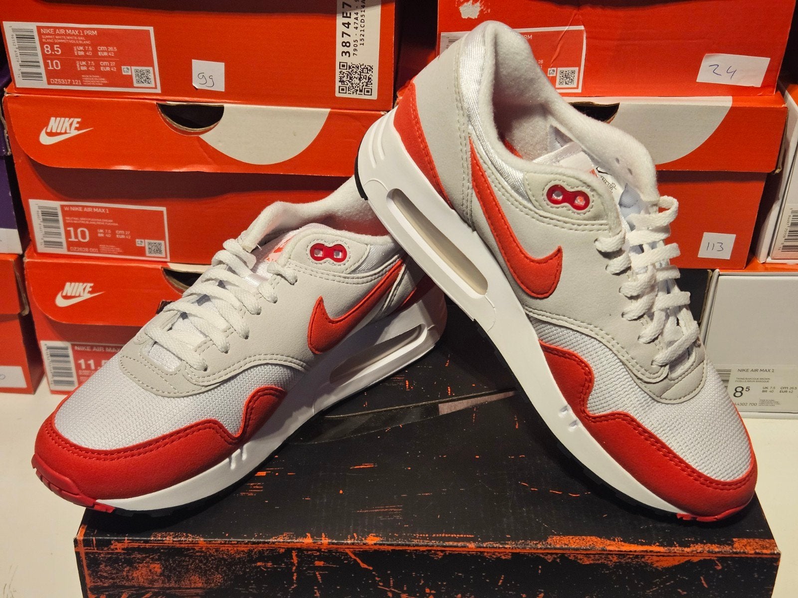 Nike air max 1 OG '86 big bubble ds maat 39, Nieuw, Ophalen of Verzenden, Sneakers of Gympen, Rood