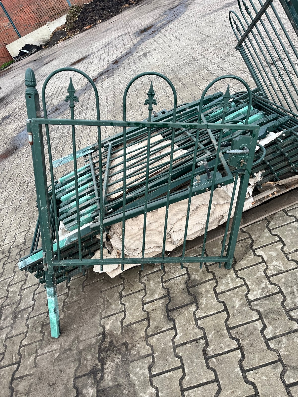 15 Tuinhekjes en 2 Poortjes (1m breed) - Opknapper, Ophalen, Met poort, Gebruikt, Tuinhek
