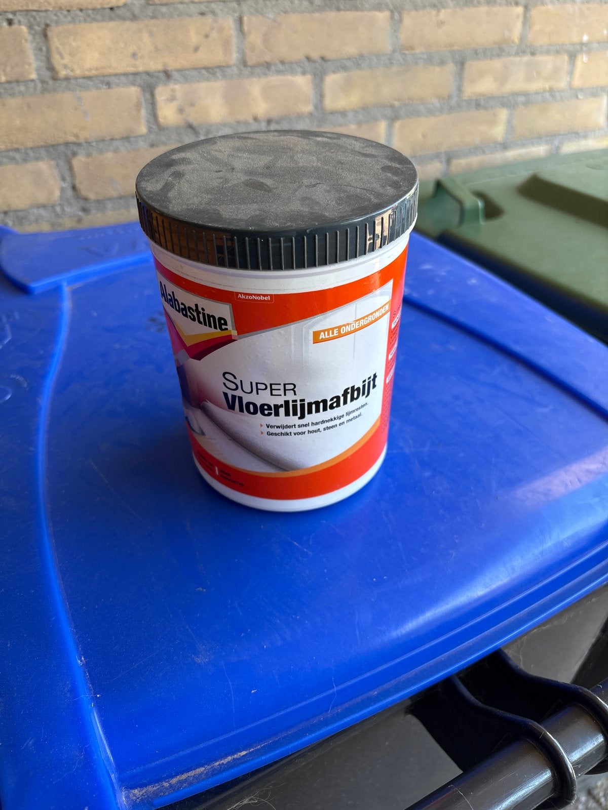 Alabastine Vloerlijmafbijt - 1/3 pot, Ophalen of Verzenden, Gebruikt