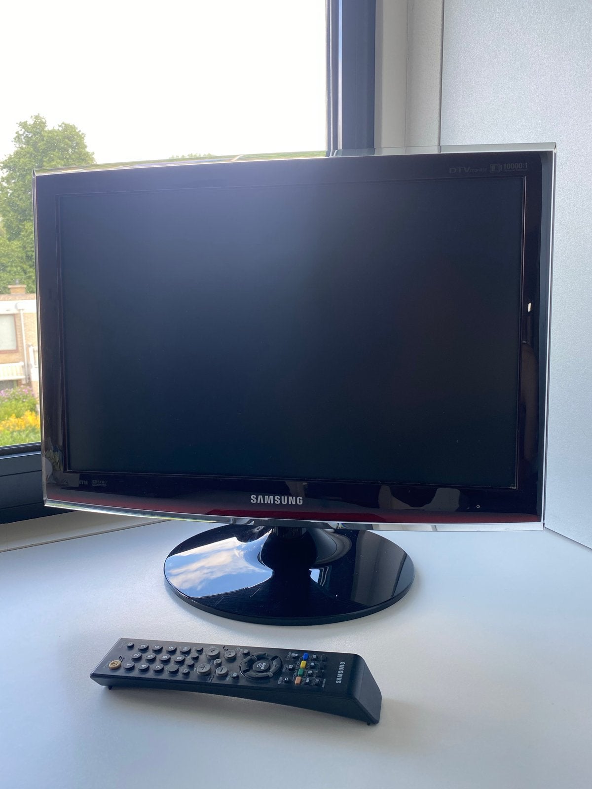 Samsung T200HD Televisie/Monitor - Zwart met afstandsbedieni, Gebruikt, LCD, Ophalen of Verzenden, Samsung