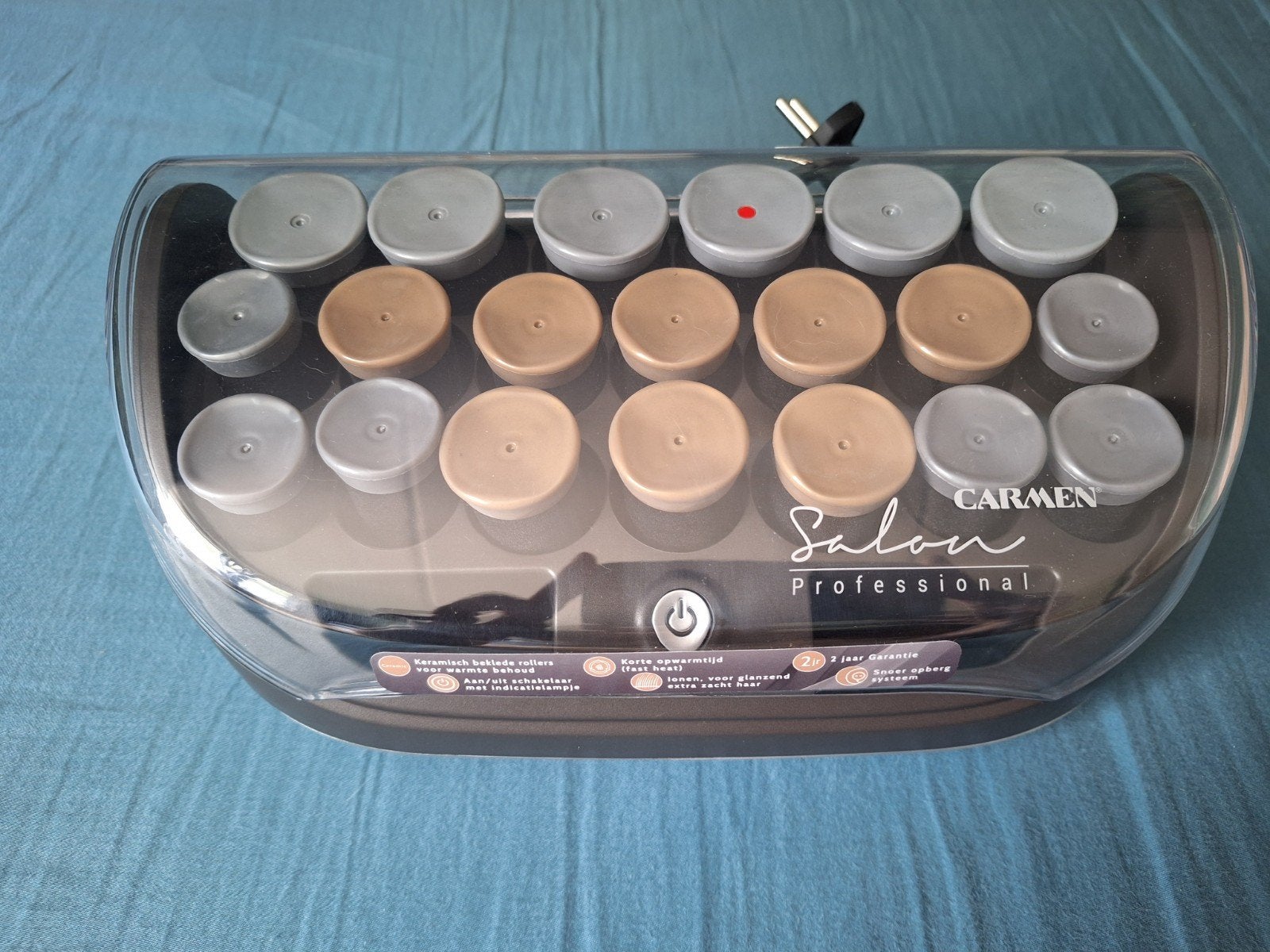 Carmen Salon Professional Krullenset met 20 Rollers, Ophalen, Zo goed als nieuw, Krultang of Stijltang