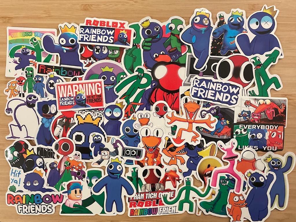 Rainbow Friends Stickers, Verzenden, Nieuw, Meerdere stickers