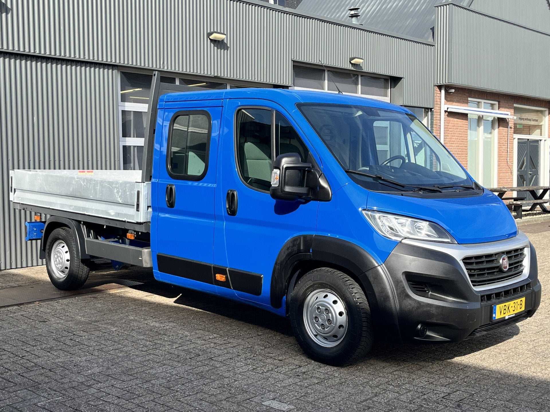 Fiat Ducato 35H 2.3 MultiJet L3 Airco Trekhaak 3000kg trekge, Voorwielaandrijving, Gebruikt, Blauw, Origineel Nederlands