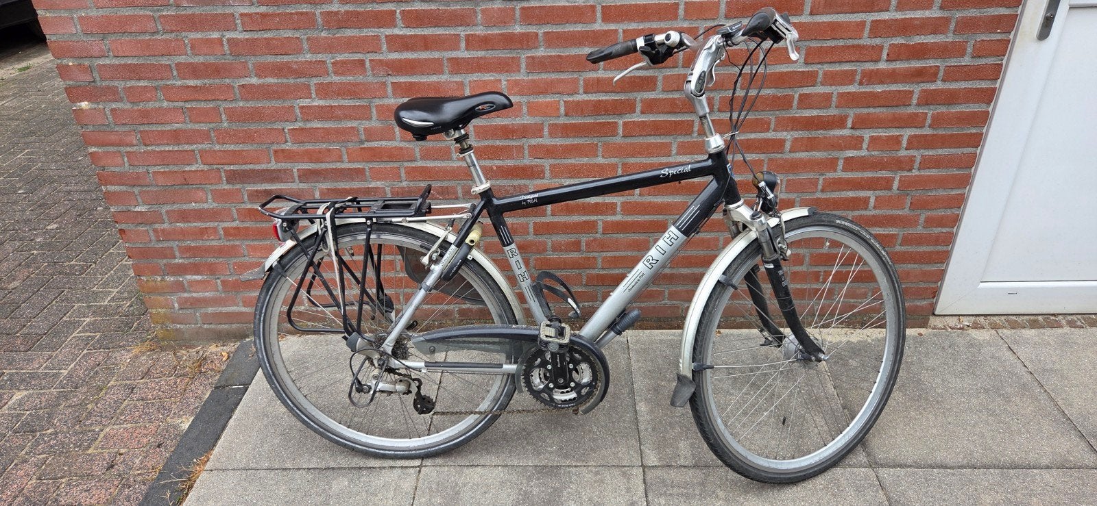 Rih herenfiets, Fietsen en Brommers, Fietsen | Heren | Herenfietsen, Gebruikt, Versnellingen, 53 tot 57 cm, Ophalen