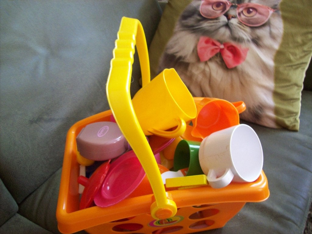 kinder hard kunststof mand vol, Ophalen, Zo goed als nieuw, Jongen of Meisje