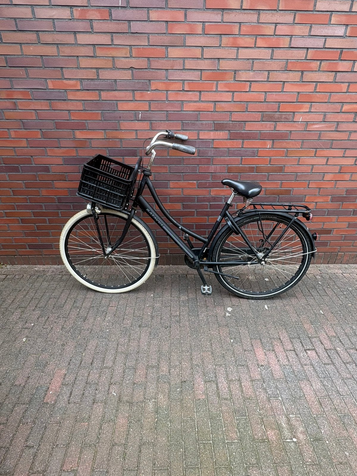 Batavus dames fiets zwart, Ophalen, Zo goed als nieuw