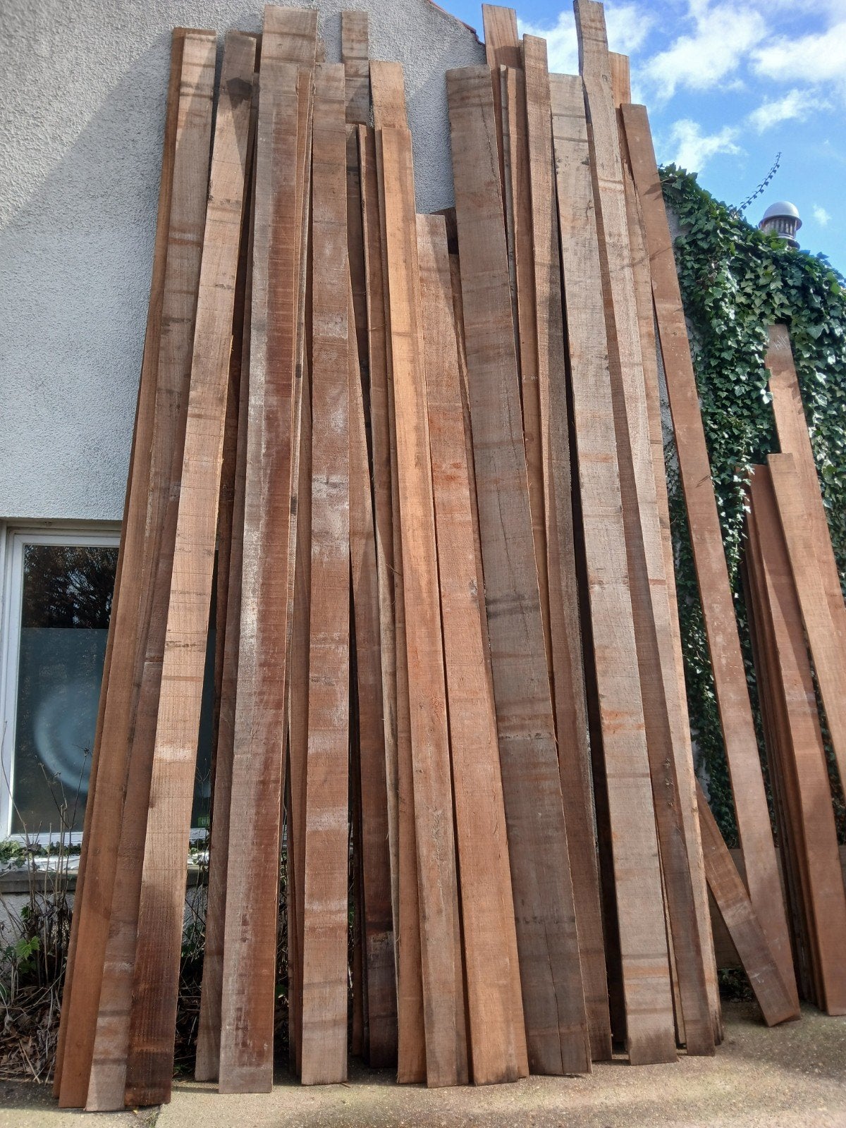 Iroko Houten Planken - Diverse Lengtes en Diktes, Ophalen, Gebruikt, Minder dan 25 mm, Plank