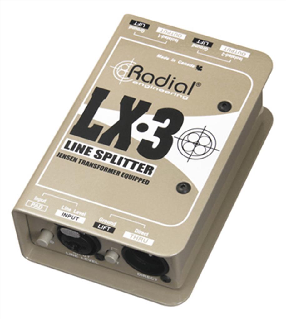 Radial LX-3 passieve splitter gebalanceerd signaal, ., Overige typen, Nieuw, Ophalen of Verzenden
