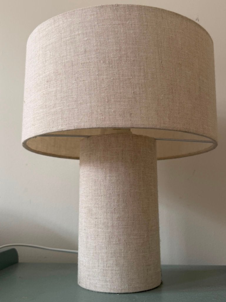 Table lamp, Textiel, Zo goed als nieuw, Schemerlamp, Ophalen