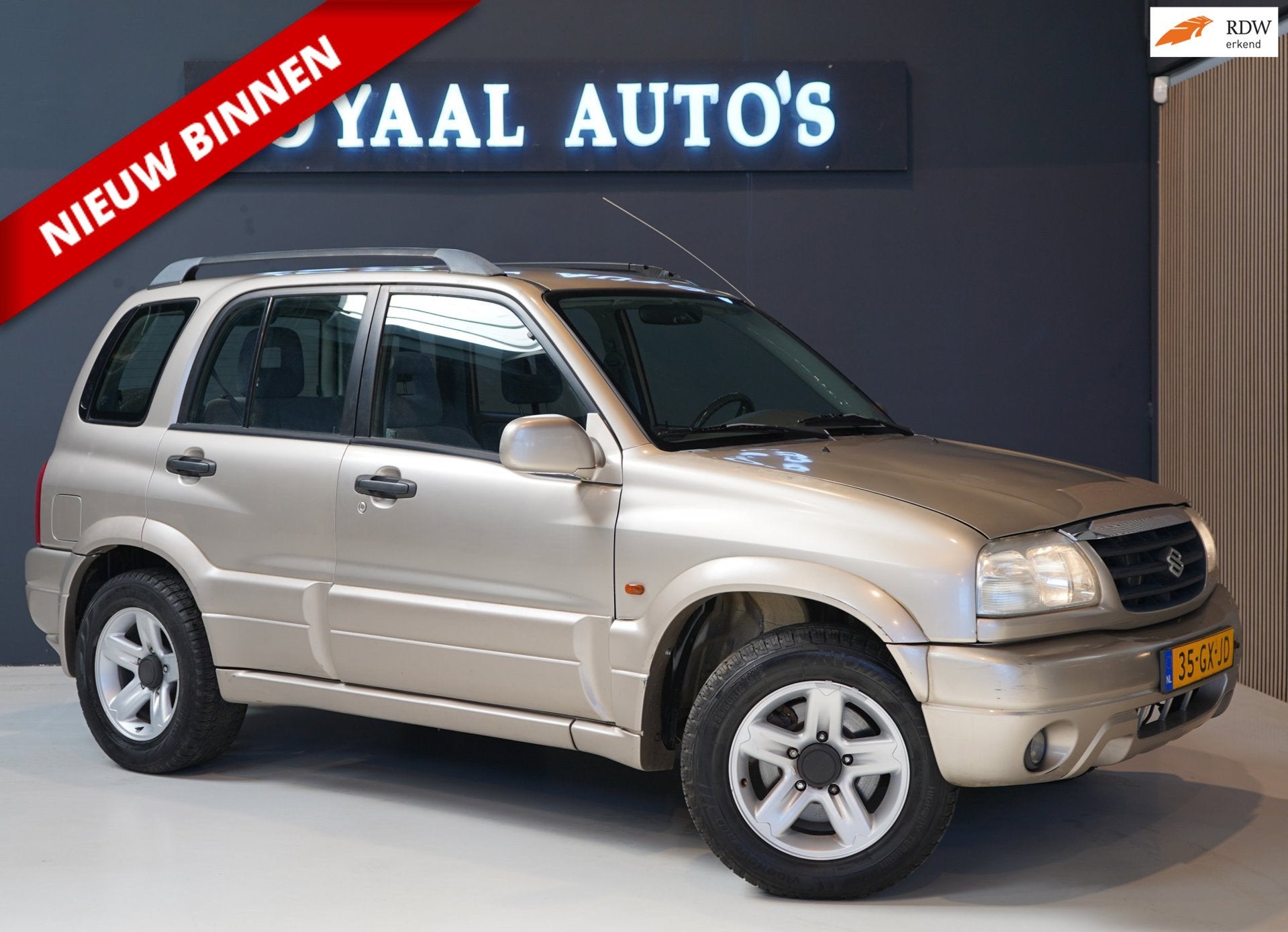 Suzuki Grand Vitara 2.0 | AIRCO | ELEK.RAMEN | APK |4X4|TREK, Auto's, Suzuki, Automaat, Stof, Grand Vitara, Beige