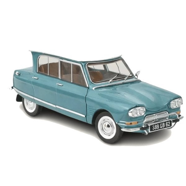 Citroen Ami 6 Club 1968 Week End Blauw Modelauto 1/18 Norev, Hobby en Vrije tijd, Modelauto's | 1:18, Auto, Norev, Ophalen of Verzenden