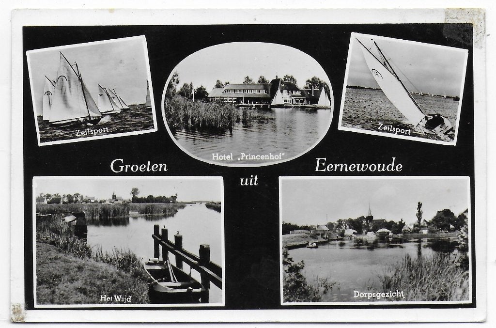 Eernewoude Ansichtkaart uit 1965 ( B6353 ), Ophalen of Verzenden, 1960 tot 1980, Gelopen