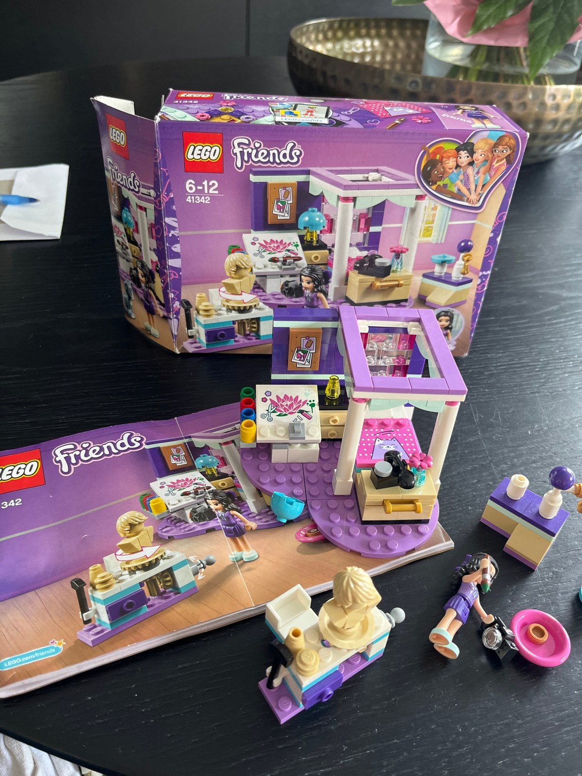 LEGO Friends 41342 Emma's Slaapkamer, Ophalen of Verzenden, Zo goed als nieuw