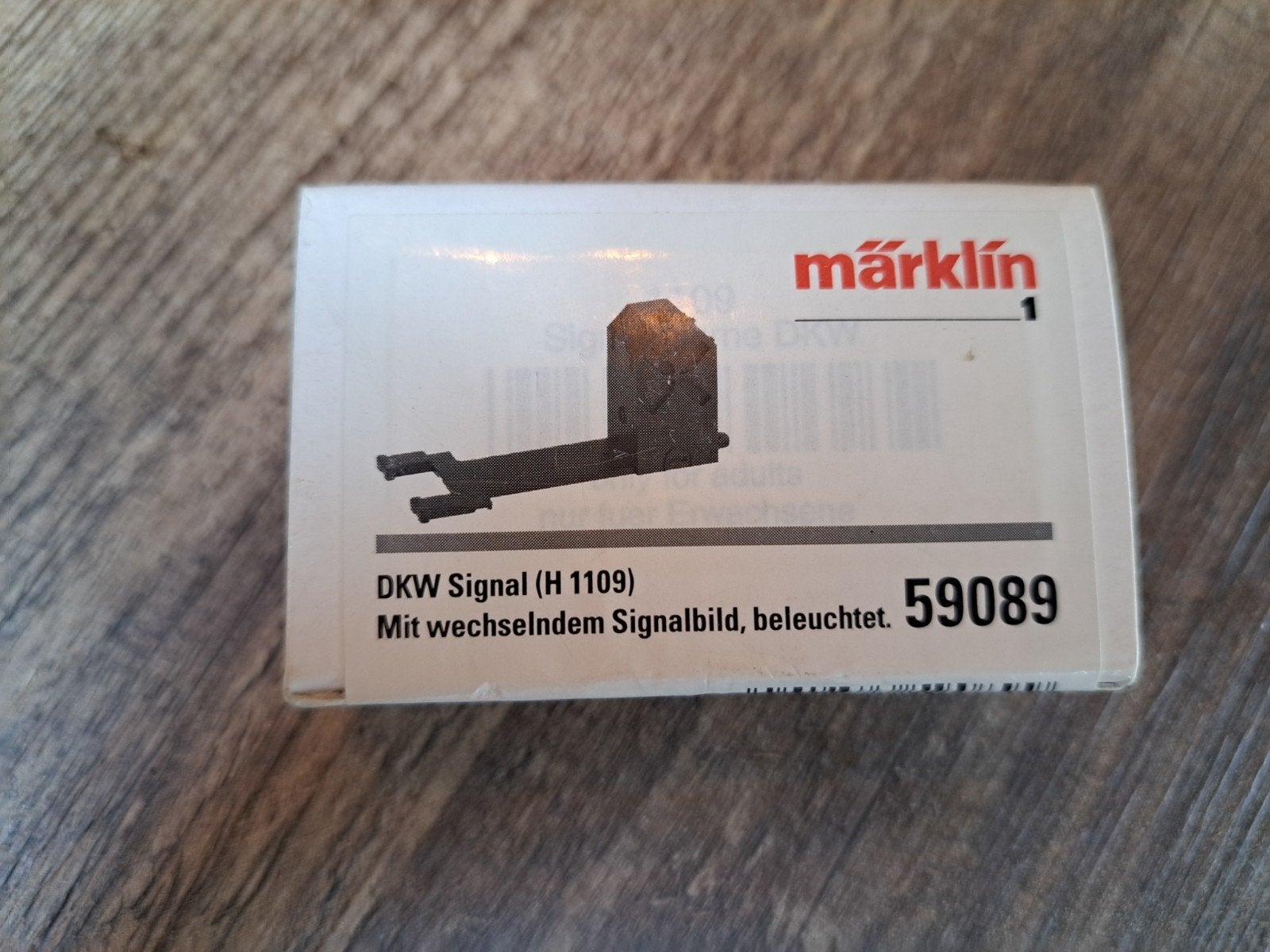 MARKLIN 59089 - SPOOR 1 DKW SIGNAL, Ophalen of Verzenden, Wisselstroom, Wagon, Märklin