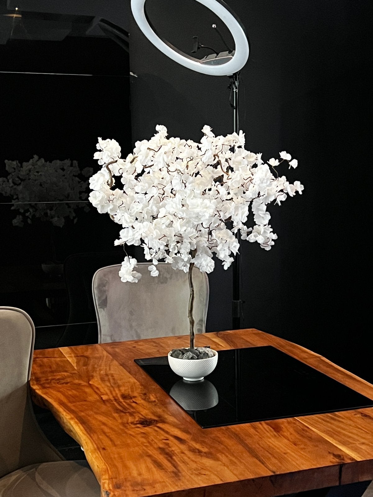 Kunst Bloesemboom wit - NEW, Ophalen, Binnen, 90 cm, Nieuw