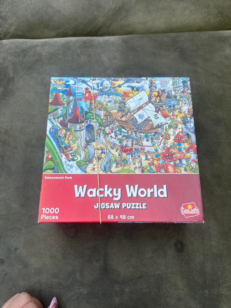 Wacky world puzzel, Ophalen, 500 t/m 1500 stukjes, Zo goed als nieuw, Legpuzzel