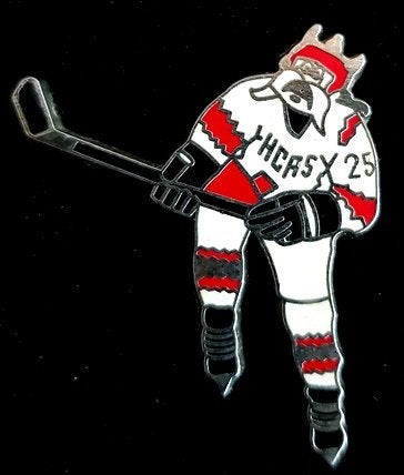 IJshockey speler pin, Verzenden, Nieuw, Sport, Speldje of Pin