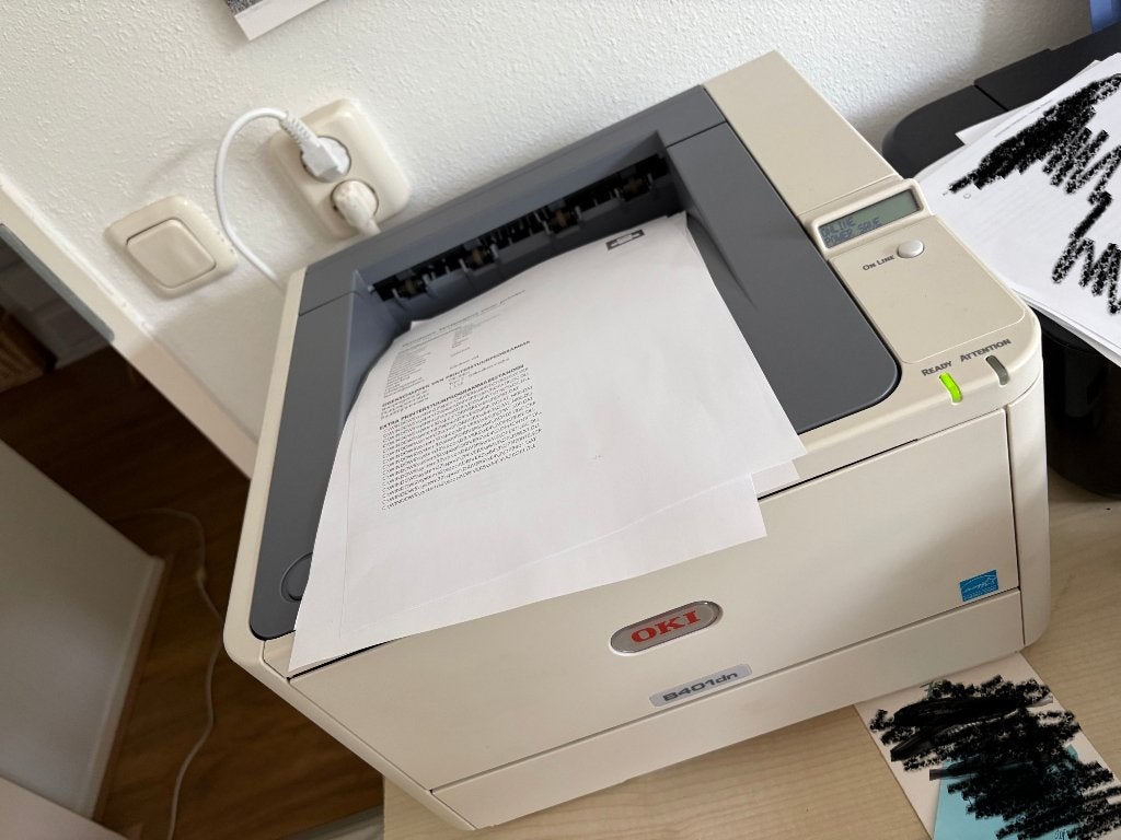 Printer Led Laser, Computers en Software, Printers, Ophalen, Gebruikt, Printer, Oki