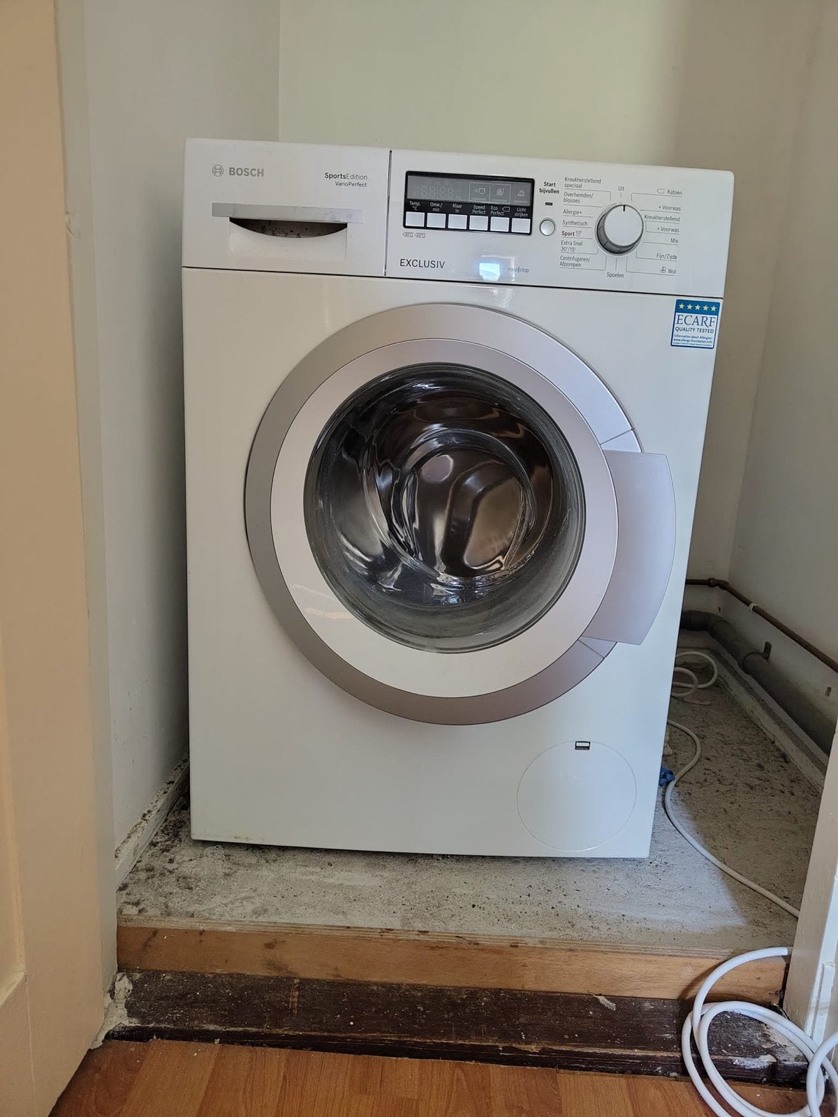Bosch Sports Edition Exclusiv Wasmachine, Ophalen, Zo goed als nieuw, Voorlader, Kort programma