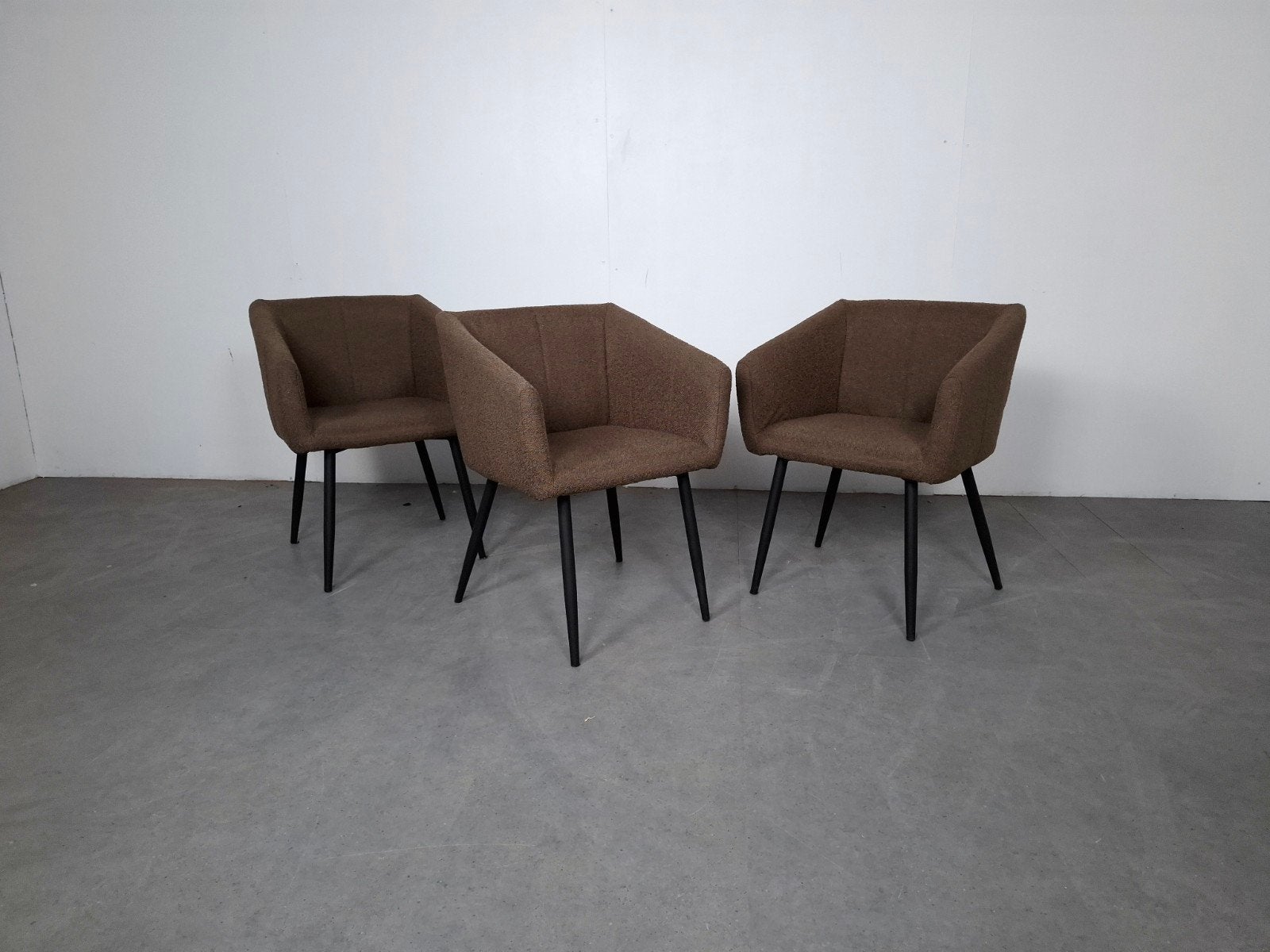 Set van 3 Stoelen voor € 30 | Gereinigd, Ophalen, Zo goed als nieuw, Stof, Drie