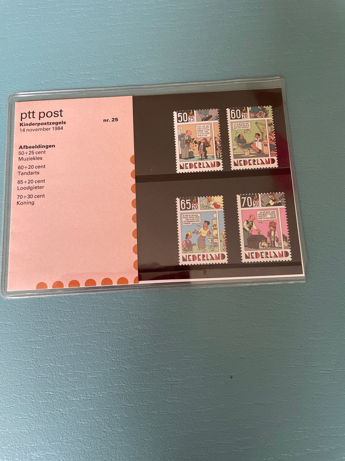 PTT Eerste dag uitgiften 9 stuks, Postzegels en Munten, Ophalen of Verzenden, Na 1940, Postfris