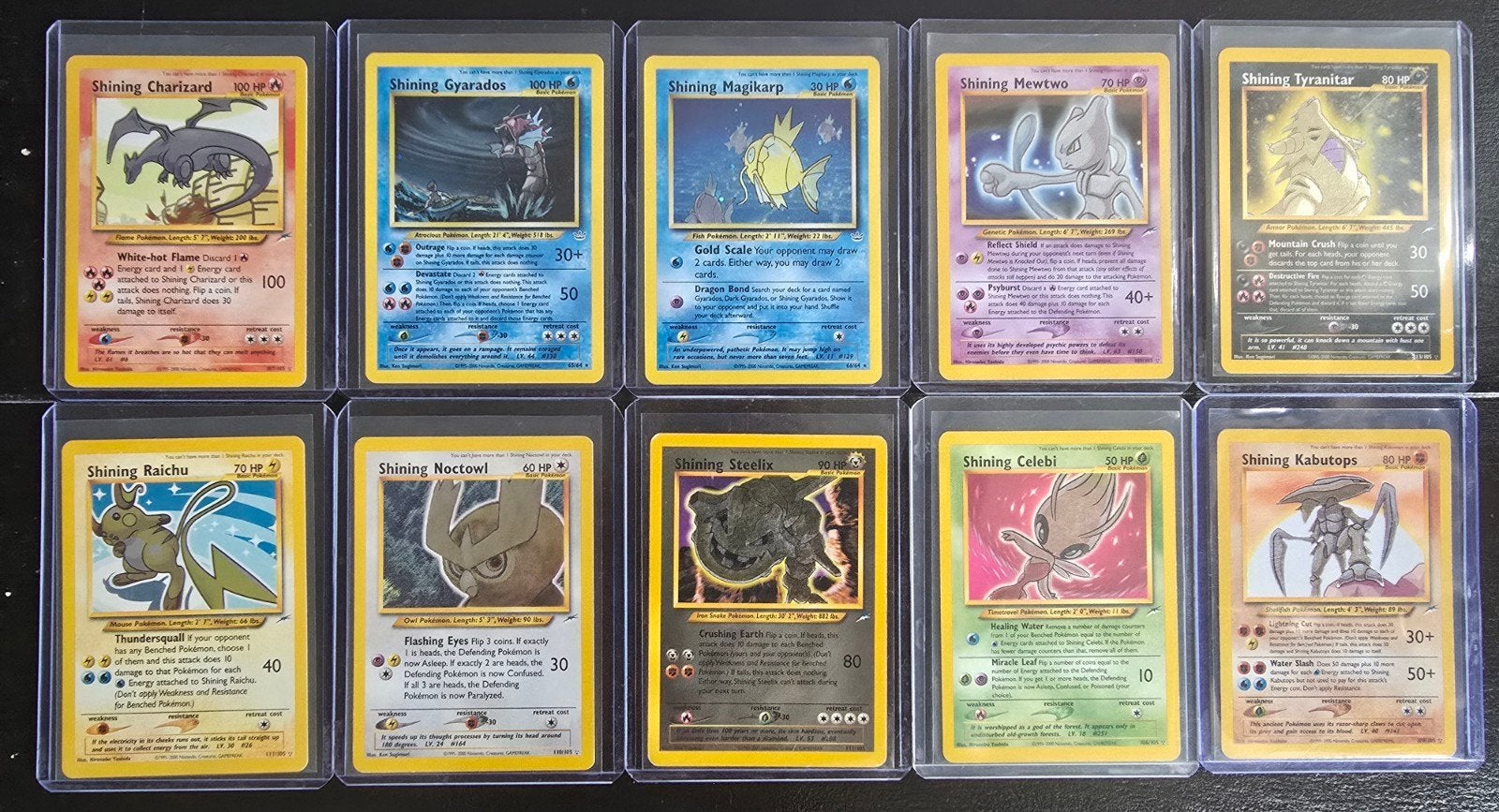 Zeldzame Pokemon Kaarten. Shining kaarten in goede staat!, Hobby en Vrije tijd, Verzamelkaartspellen | Pokémon, Ophalen of Verzenden