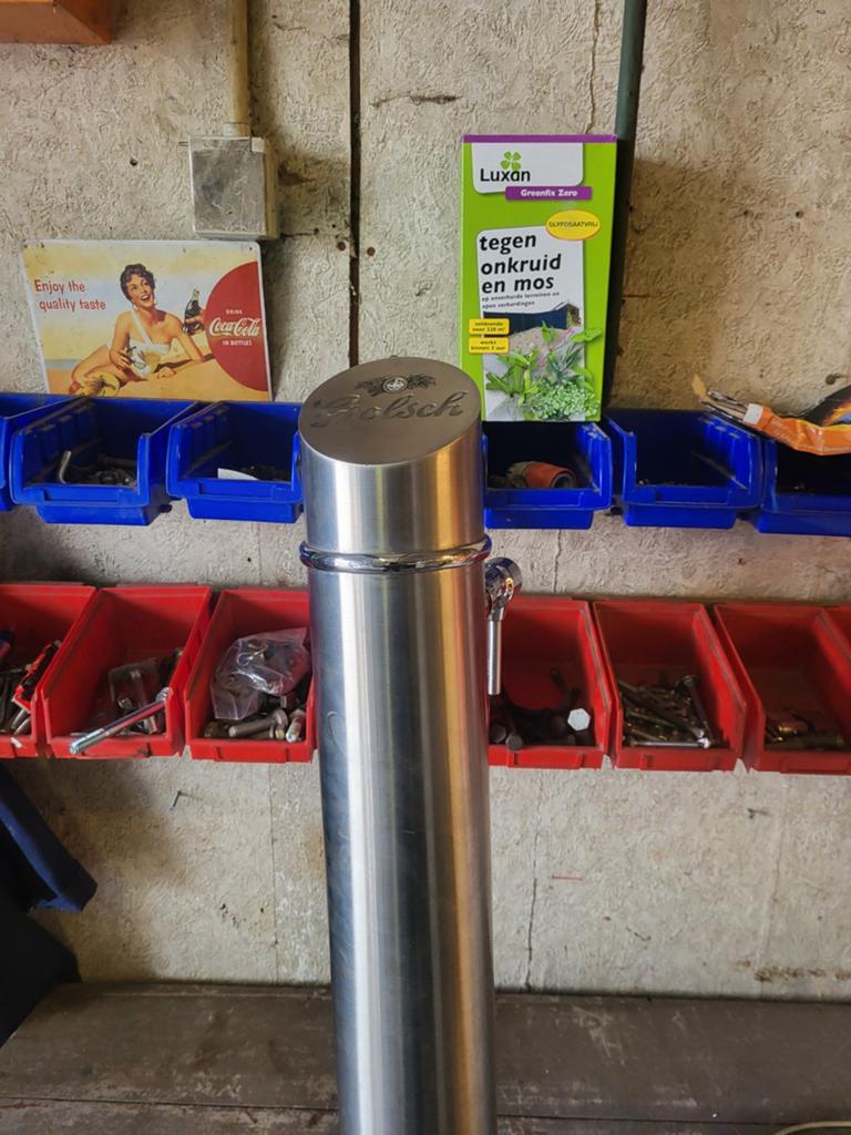 Grolsch tapkraan - Dubbele biertap, Ophalen of Verzenden, Gebruikt, Overige typen, Grolsch