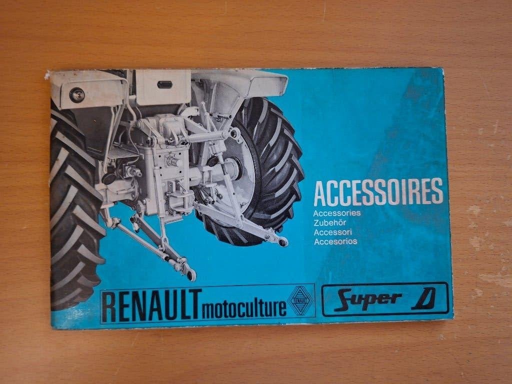 Accessoires Renault Super D, Ophalen of Verzenden, Gelezen, Tractor en Landbouw
