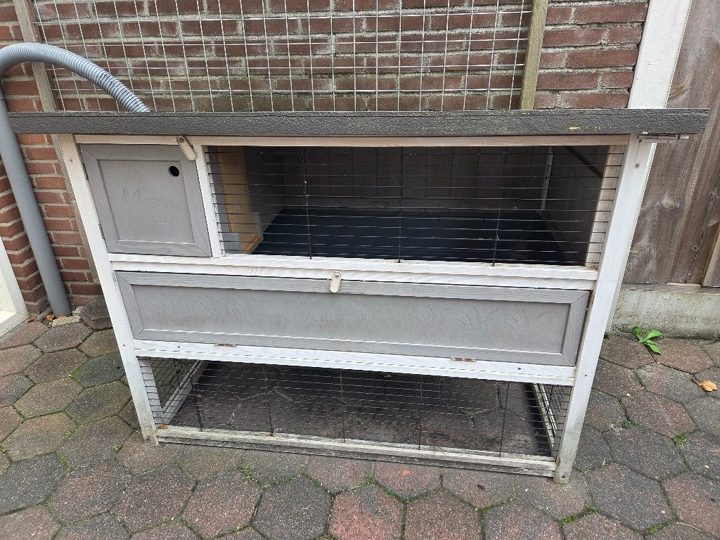 Konijnenhok, buiten, Ophalen, 90 cm of meer, Konijn, Hok
