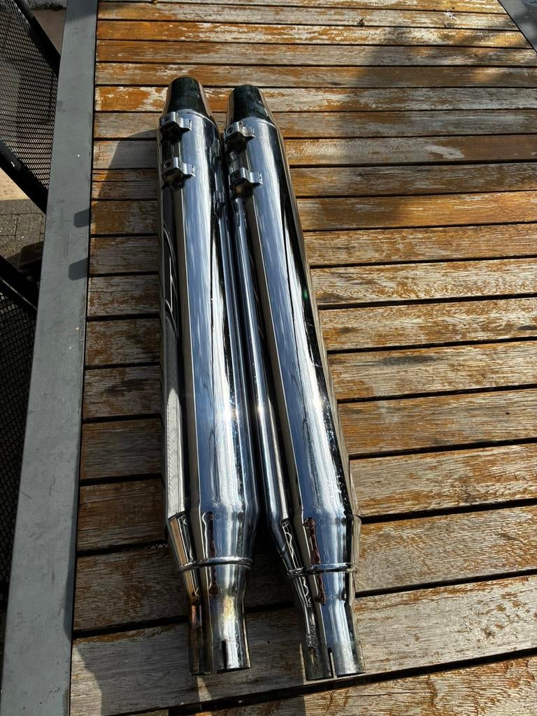 Supertrapp uitlaatdempers voor Touring modellen. 45 mm, Ophalen of Verzenden, Gebruikt