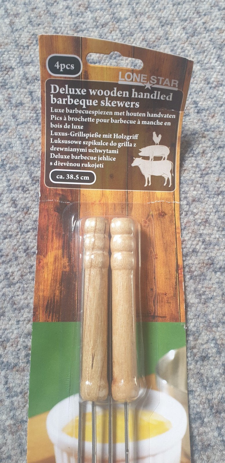 BBQ spiezen, Ophalen