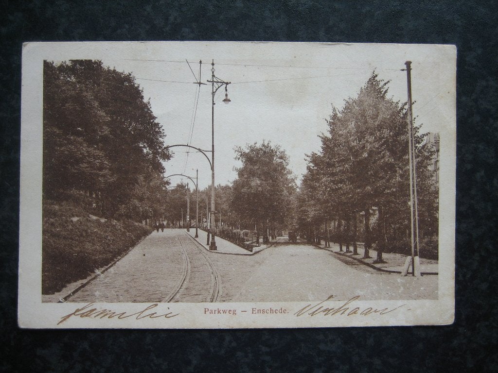 ENSCHEDE Parkweg A  1922, Ophalen of Verzenden, 1920 tot 1940, Overijssel