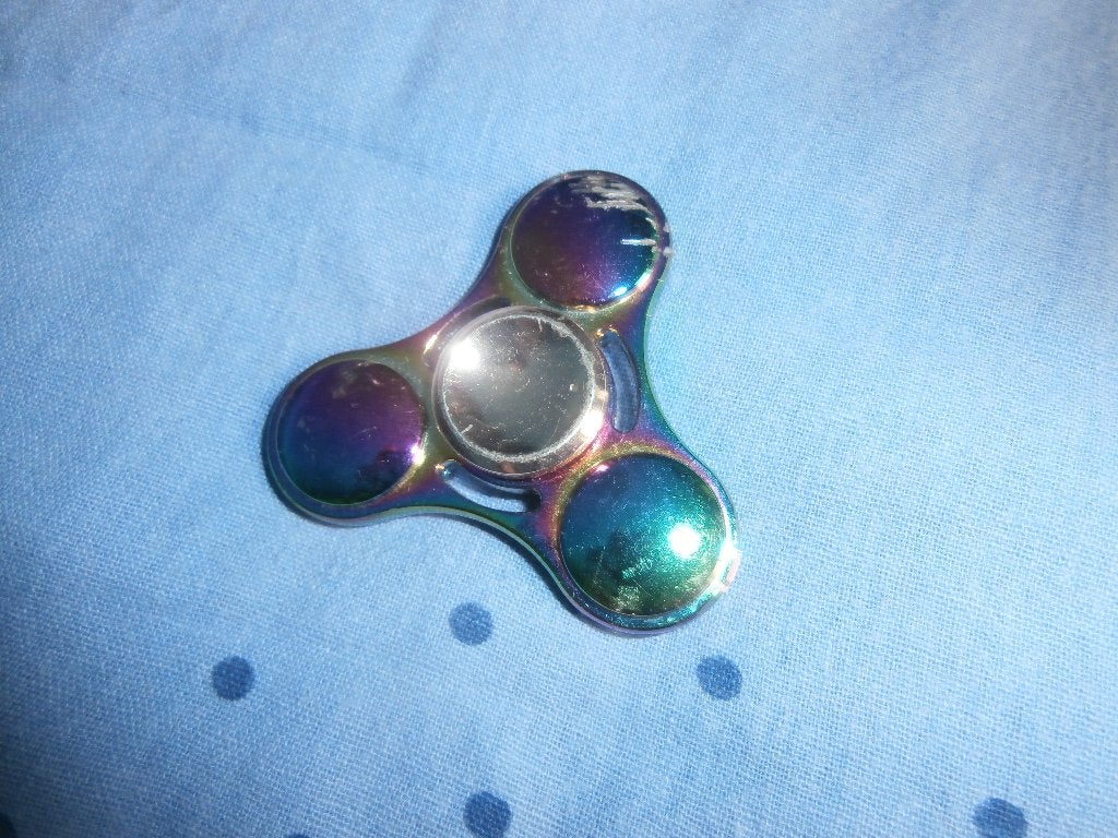 Fidget spinner met verschillende kleuren hand spinner, Ophalen of Verzenden, Gebruikt