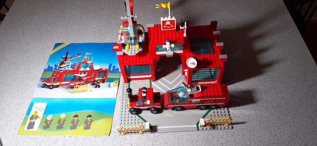 Lego Brandweerkazerne vintage compleet, Ophalen, Zo goed als nieuw
