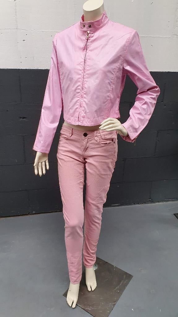 Lakjasje Foxy, roze, nepleer look. Maat S, maat 36. S25, Tweedehands verkoop, Tweedehands verkoop, Ophalen of Verzenden, Roze