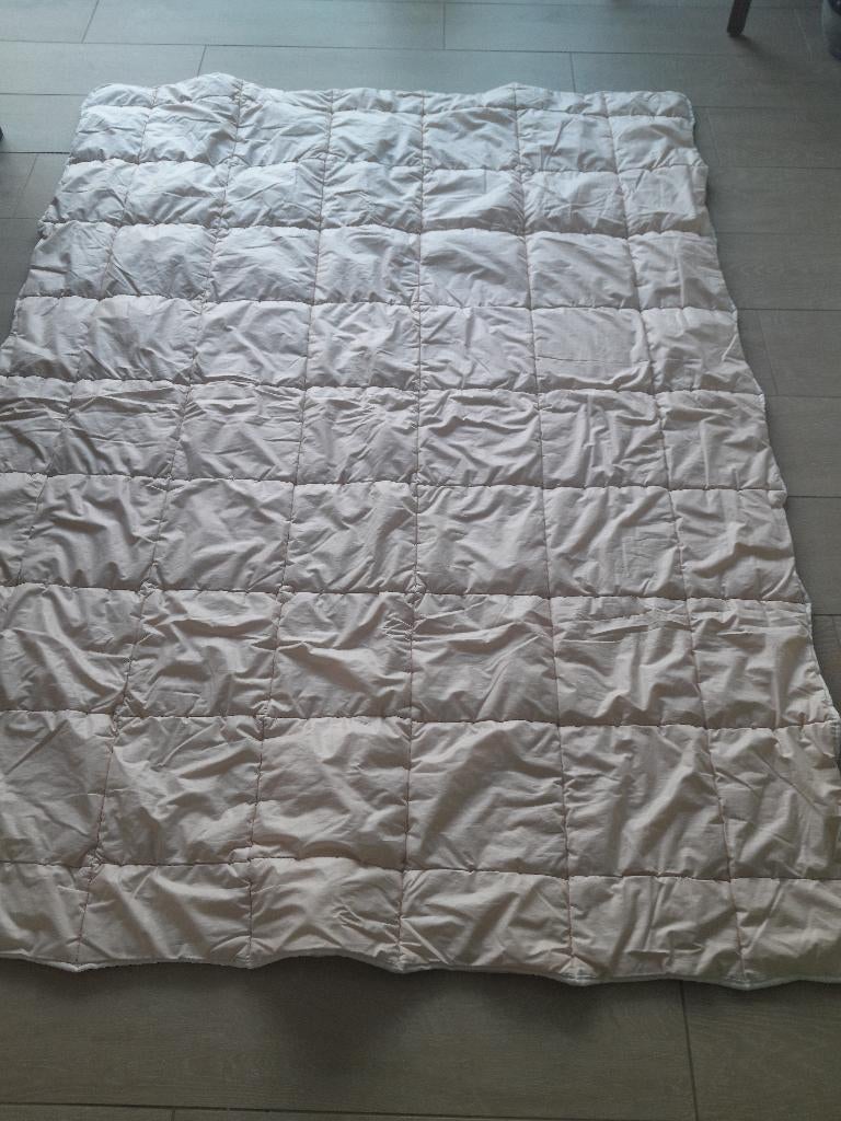 2 spreien beige 200x145 cm, Eenpersoons, Beige, Nieuw, Ophalen of Verzenden