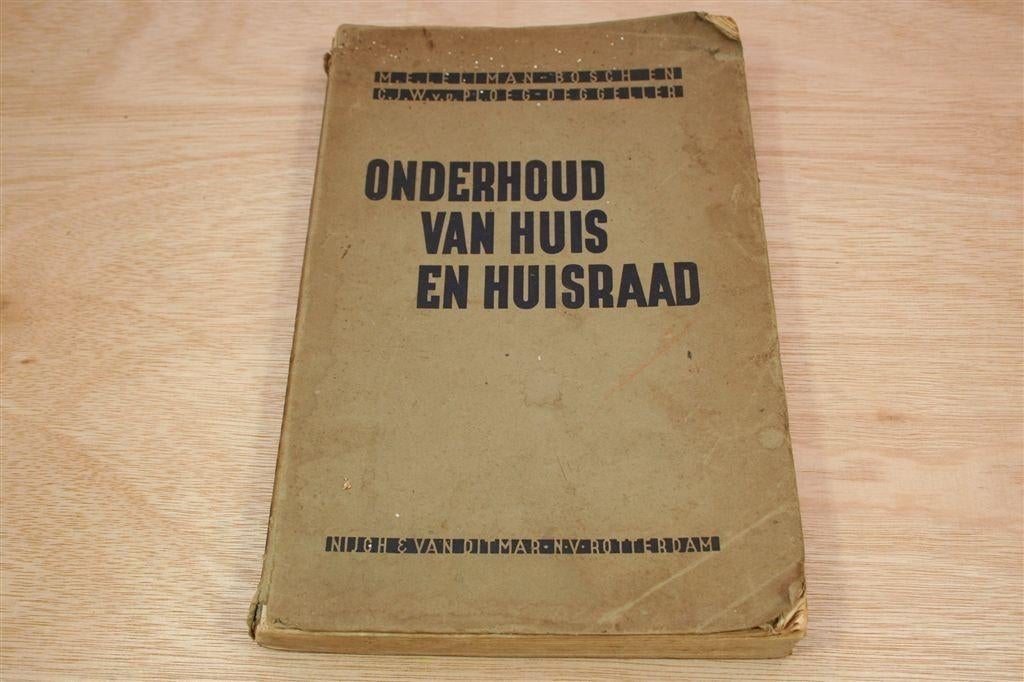 Vintage Boek — Onderhoud Huis & Huisraad [1939], Verzenden, Gelezen