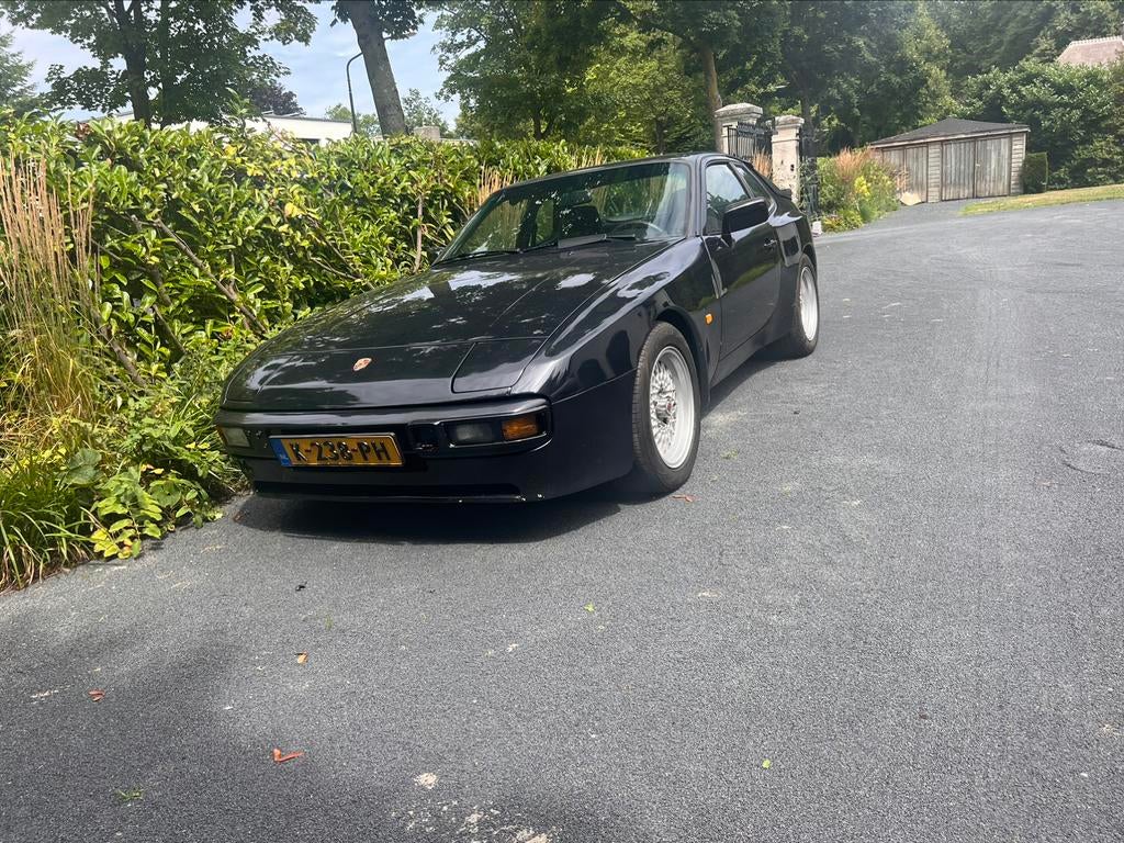 Porsche 944 1986 Blauw technisch gereviseerd, Auto's, 2500 cc, 4 cilinders, Blauw, Metallic lak