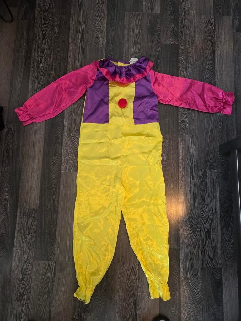 Clownspak leeftijd 7-9, Ophalen of Verzenden, Jongen of Meisje