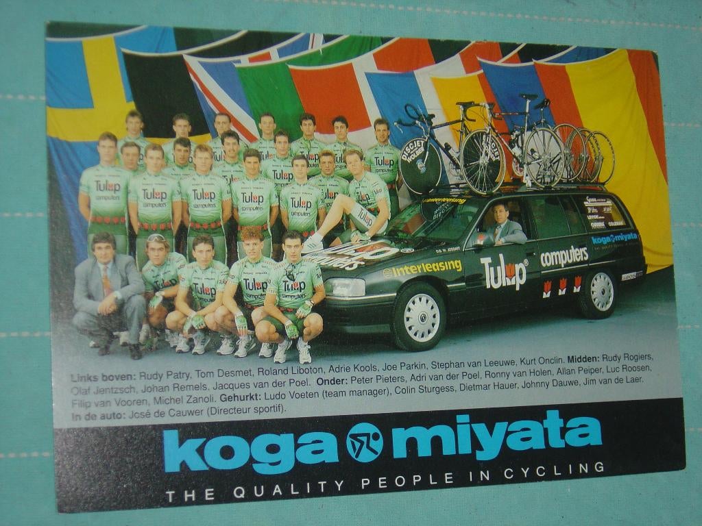 10) Kleuren ansichtkaart Fietsclub, Verzamelen, Ophalen of Verzenden, 1980 tot heden, Ongelopen, Sport en Spel