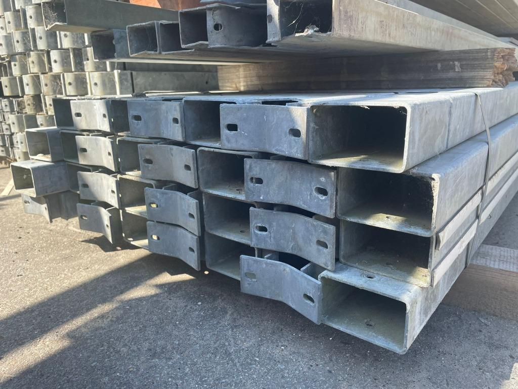 Kokerprofielen 100x60x3mm | Lengte: 3100 mm, Doe-het-zelf en Verbouw, Metalen, Ophalen of Verzenden, Gebruikt, IJzer