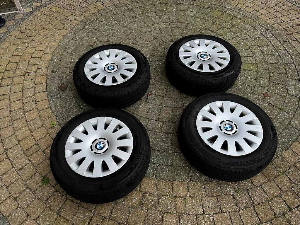 Orginele bmw 15 inch set, Ophalen, Gebruikt
