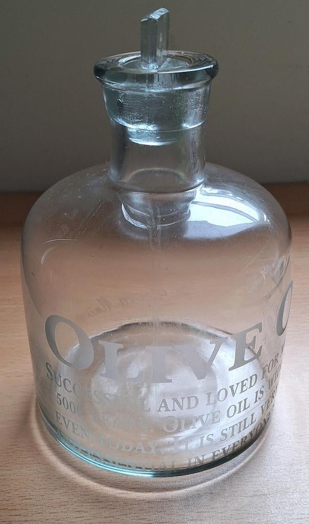 Riviera Maison olijfolie fles met stop, Ophalen of Verzenden, Gebruikt