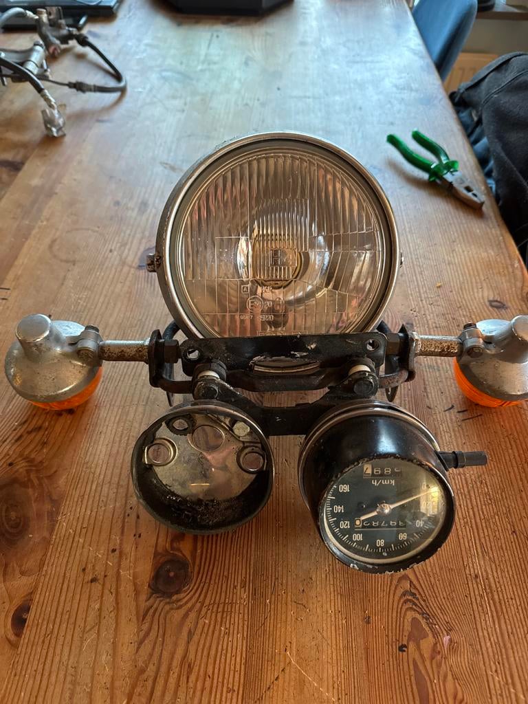 Honda CB250 G '73 Koplamp, Teller & Knipperlichten, Ophalen of Verzenden, Gebruikt
