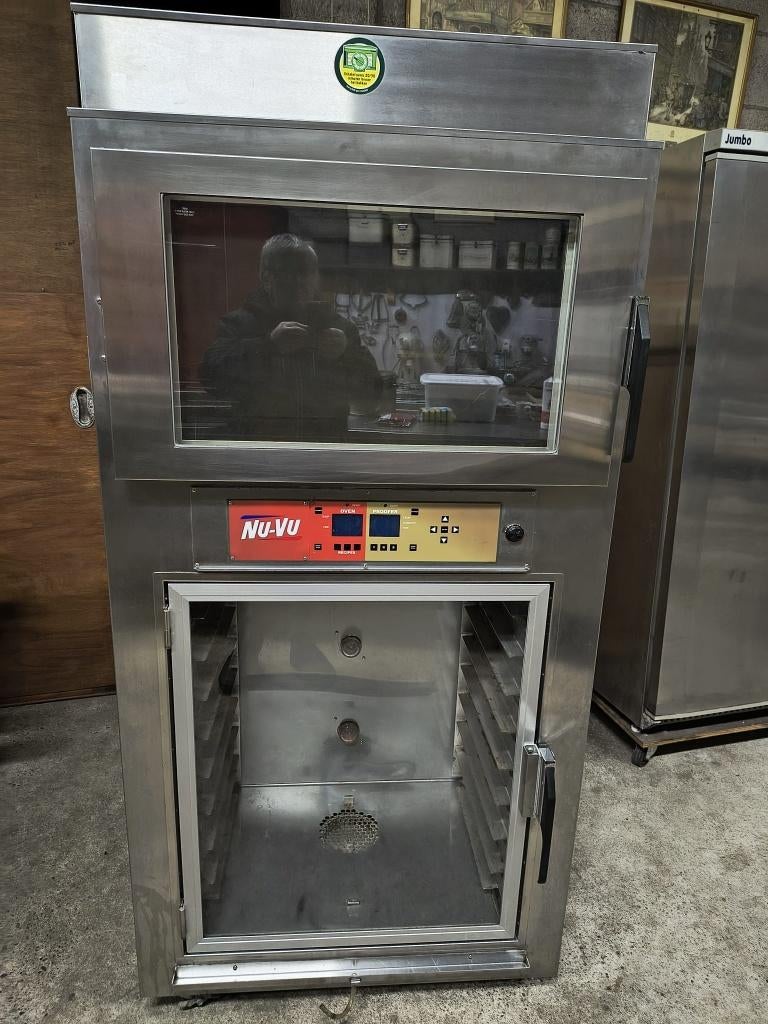 Nu-Vu oven met rijskast, Ophalen, 60 cm of meer, Zo goed als nieuw, Vrijstaand