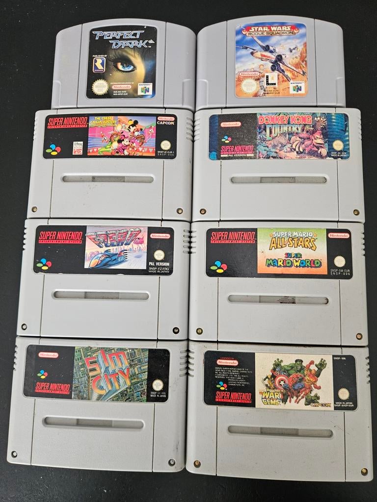 Nintendo Snes & Nintendo 64 Games ( zie omschrijving ), Spelcomputers en Games, Games | Nintendo Super NES, Avontuur en Actie