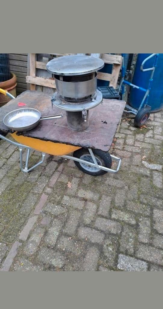Trekkap, Regenkap, RVS, Ophalen, Afzuiger