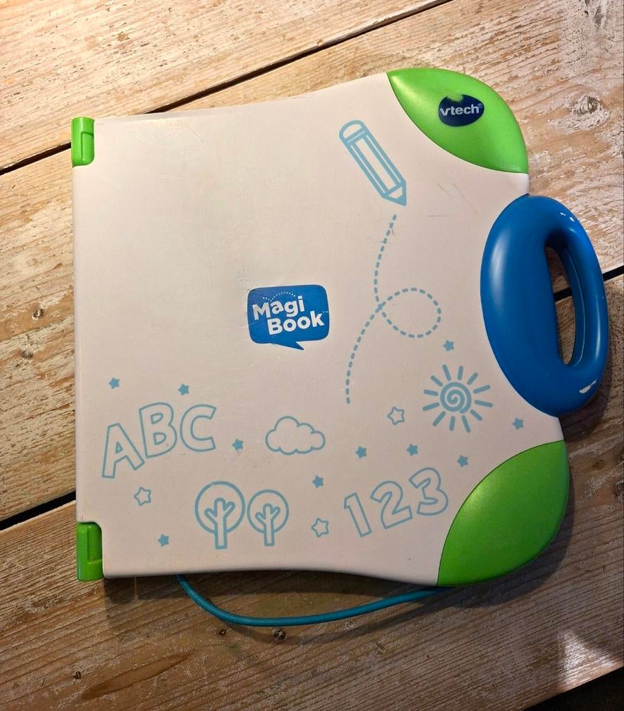 Vtech Magibook + 2 boekjes - Leerzaam speelgoed, Ophalen of Verzenden, Zo goed als nieuw, Taal en Lezen, Met geluid