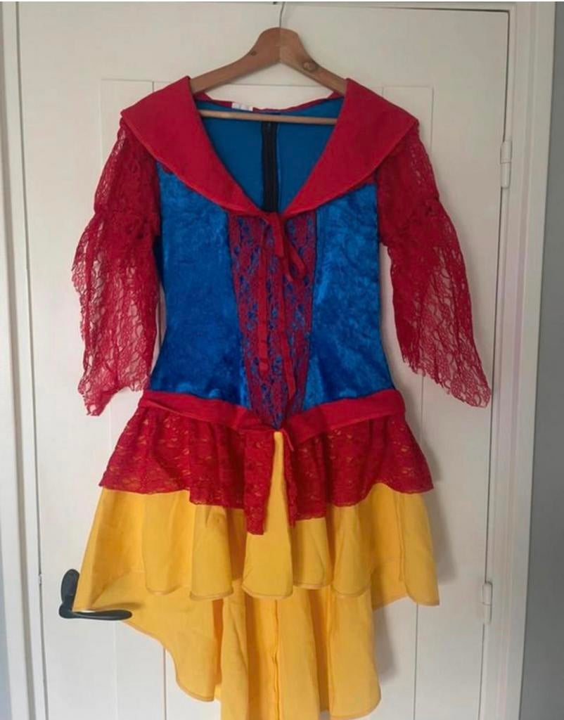 Carnaval sneeuwwitje sprookjes kostuum, Kleding | Dames, Maat 38/40 (M), Carnaval, Ophalen of Verzenden, Zo goed als nieuw