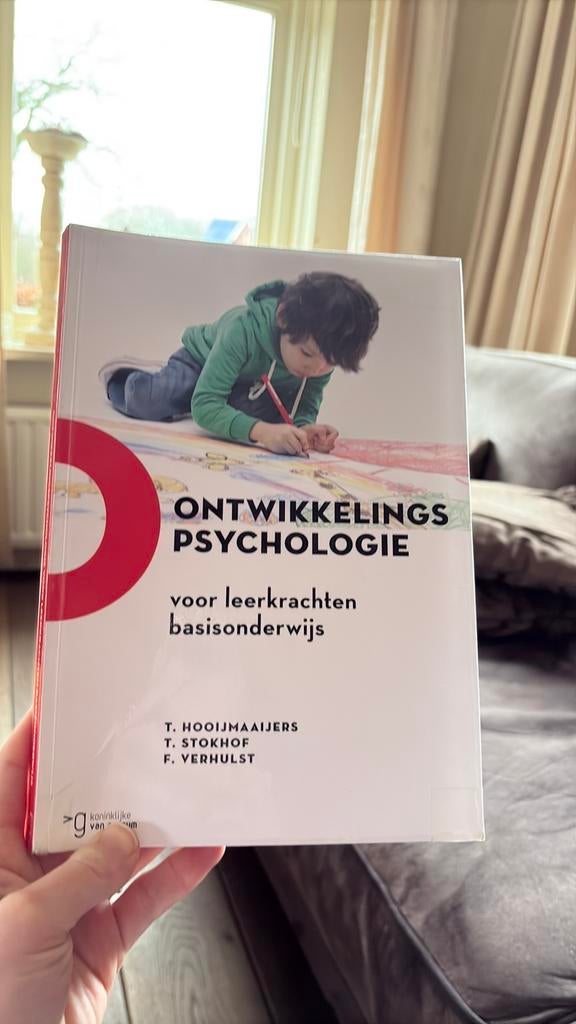 Ontwikkelingspsychologie voor leerkrachten basisonderwijs, Boeken, Studieboeken en Cursussen, Zo goed als nieuw, Alpha, F.C. Verhulst; T. Hooijmaaijers; T. Stokhof